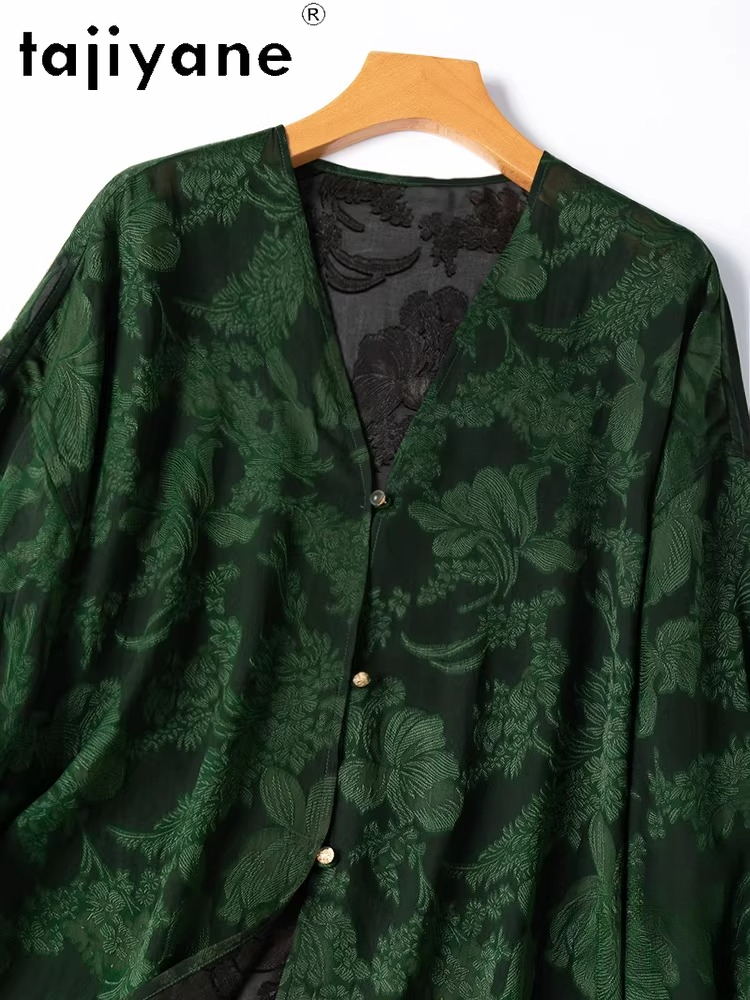 TAJIYANE 100% Natural Mulberry - Blouses 评论和价格