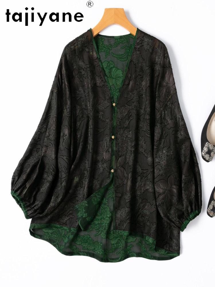 TAJIYANE 100% Natural Mulberry - Blouses 评论和价格