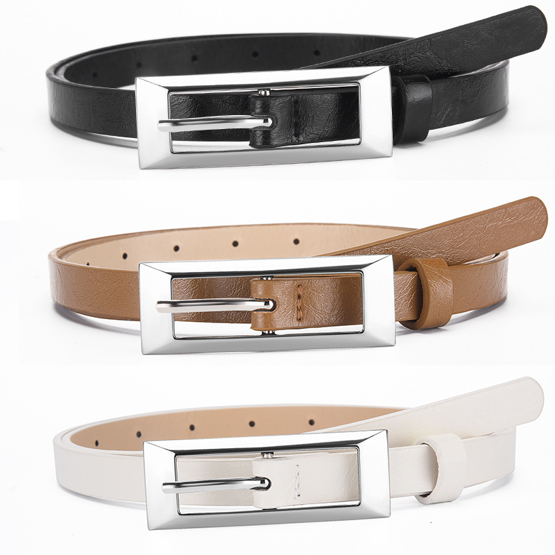 1.4x1.6CM PU Women's Belt Allo - Jeans 评论和价格