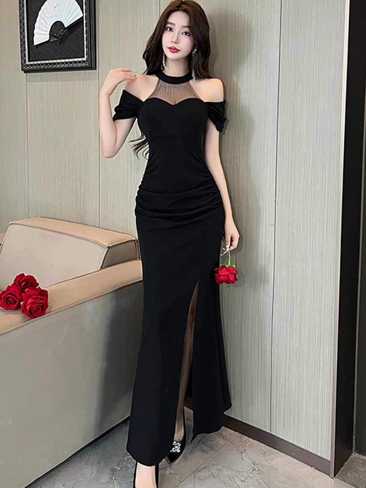 Women Red Patchwork Mesh Sheer - Sexy Mesh Sheer Bodycon Dress 评论和价格