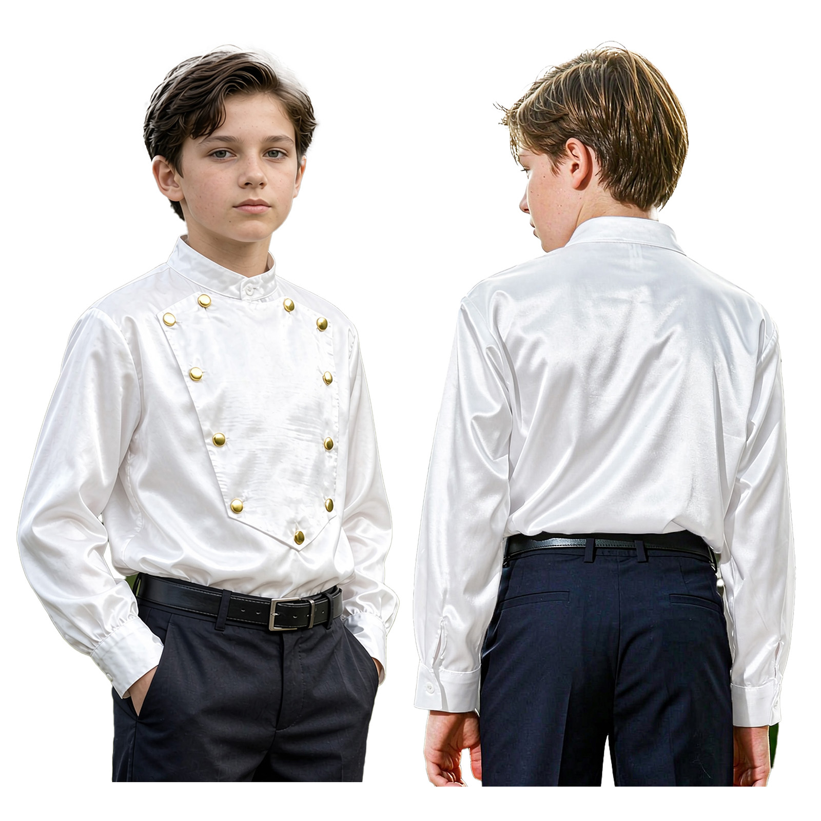 Boys Vintage Renaissance Shirt - Blouses 评论和价格