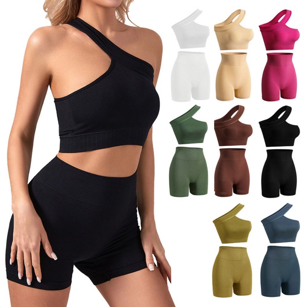 2Pcs Reusable Seamless Women W - Seamless Ribbed Workout Tank Top 评论和价格